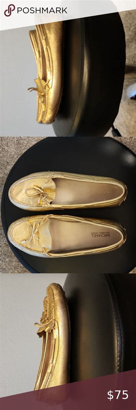 michael kors loafers with gold trim|Michael Kors juliette loafers.